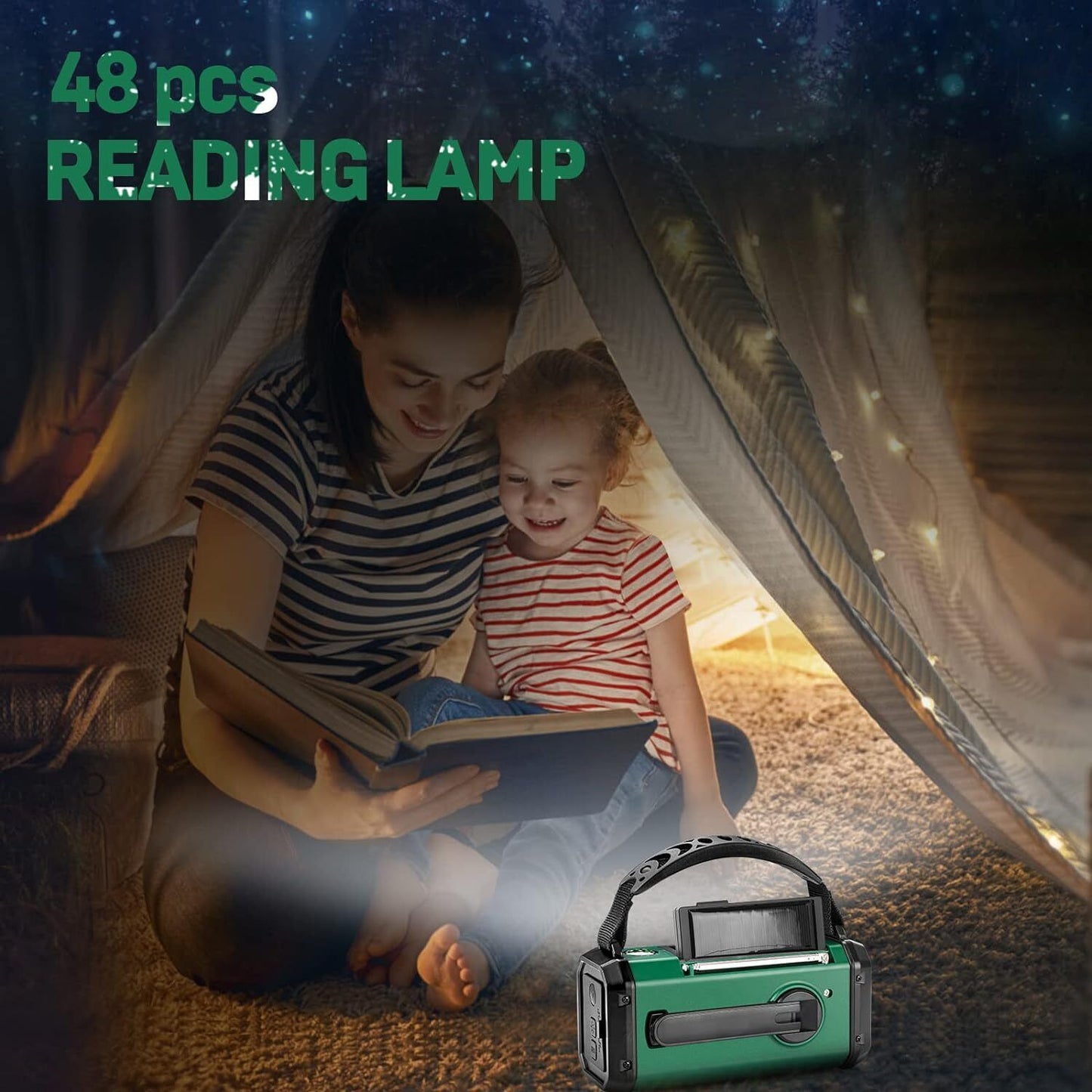 Stay Prepared Anywhere with the 10,000mAh Solar Hand Crank Weather Radio - Your Ultimate AM/FM/SOS/NOAA Lifesaver!