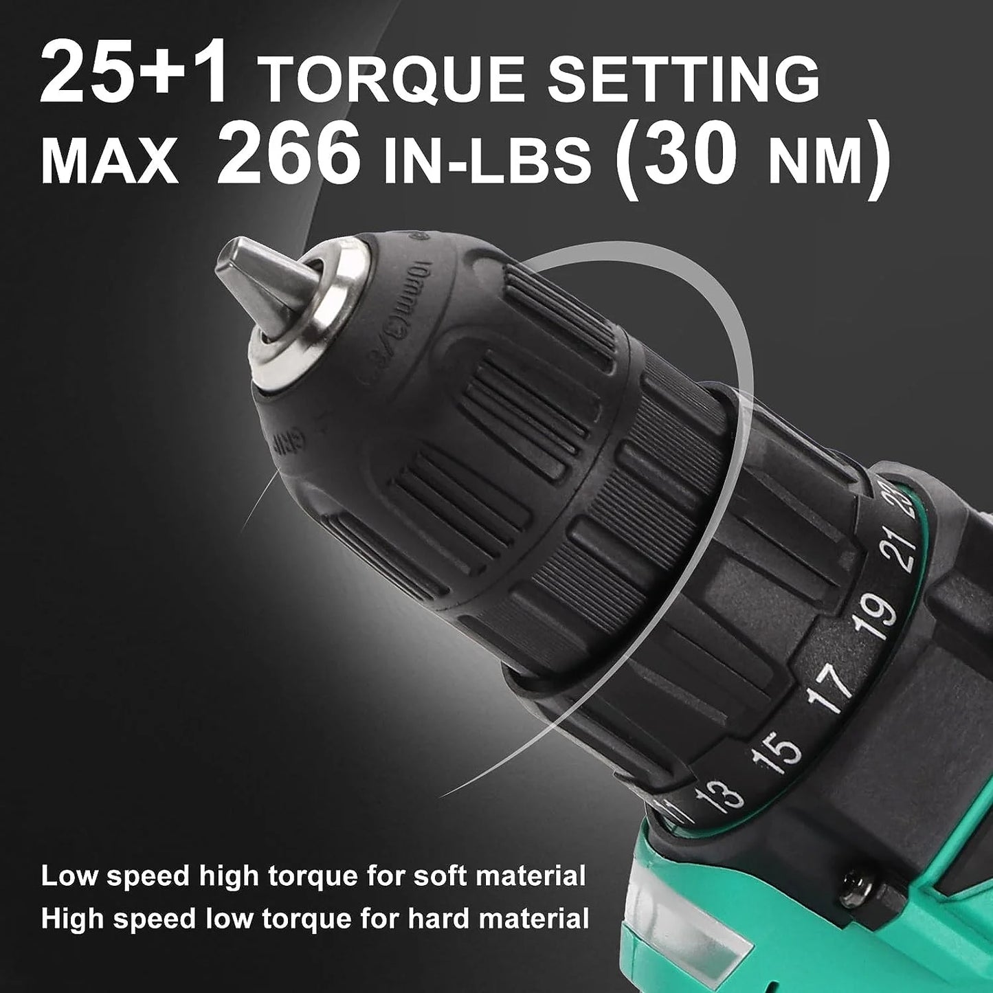Unleash Your Inner DIYer with Our 20V Cordless Drill Set – Complete with Battery, Charger, 34 Bits & LED Light! 💪🔋 #DIY #HomeImprovement