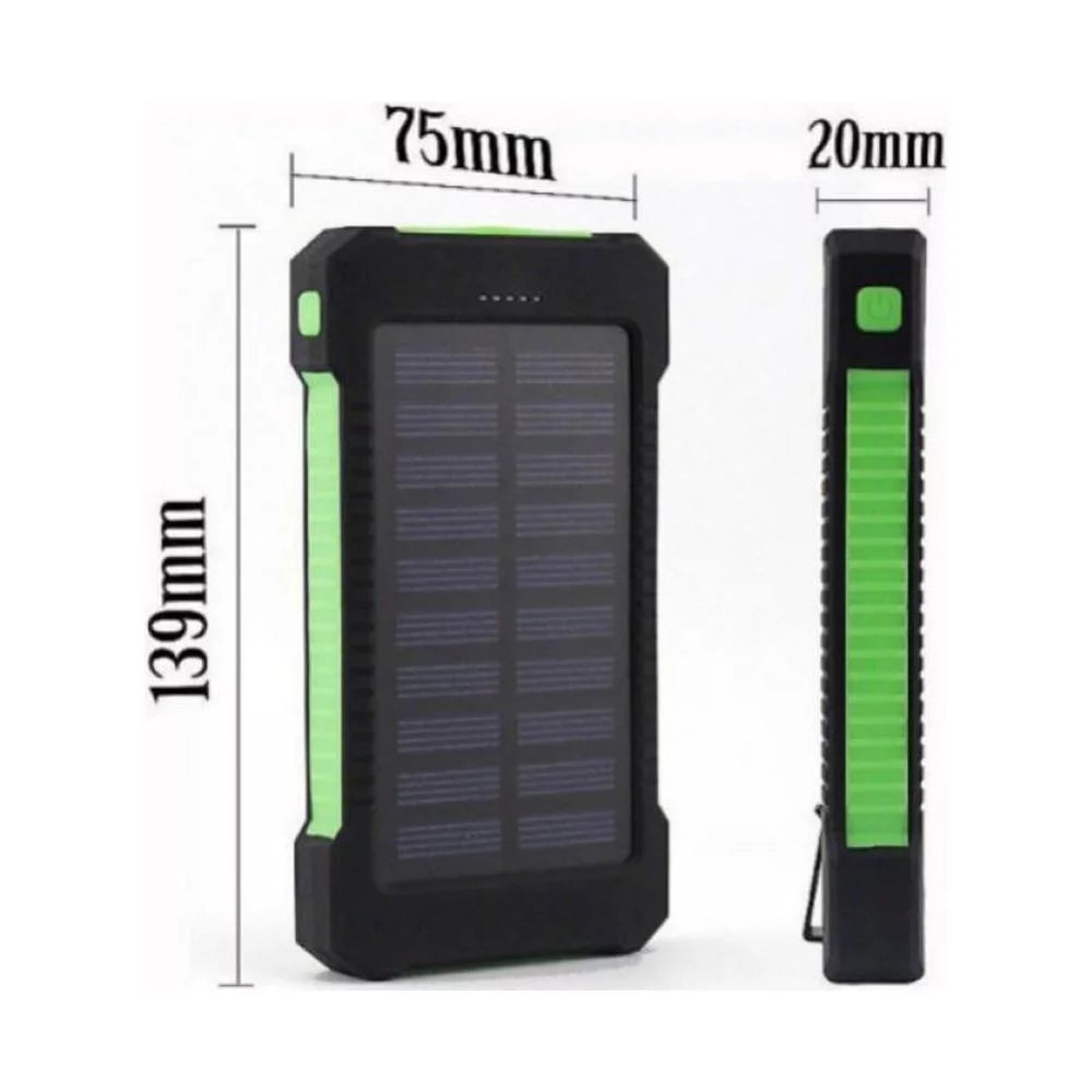 Stay powered up on the go! βοΈπ Check out our 50000mAh Solar Power Bank with Dual USB & LED Light - perfect for your phone and pad! Get yours in green! πΏπ±β¨