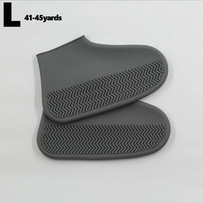 2Pcs Silicone Shoe Covers Waterproof Anti-Slip Rain Boot Unisex Sneakers Protector for Outdoor Rainy Day Protectors Shoes Cover
