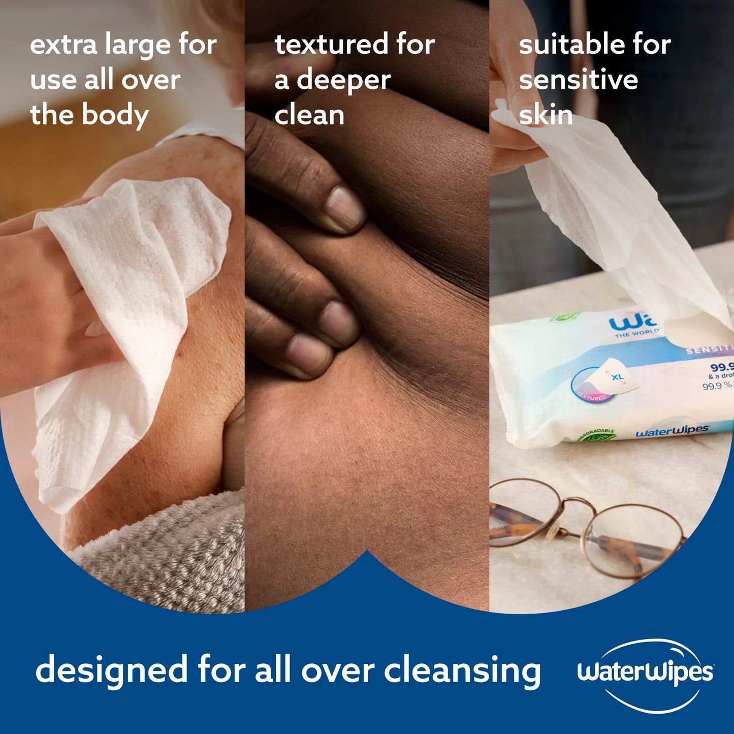 Stay fresh and confident with our 99.9% Water Based Sensitive Wipes! π Perfect for adult care, eco-friendly, and comes in 3 resealable packs (90 wipes total). Treat yourself to ultimate cleanliness today! π§β¨