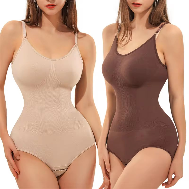 Get Ready to Slay! 🌟 Super Sale on V Neck Spaghetti Strap Bodysuits – Perfect Compression & Smoothing Body Shaper for Every Occasion! 🔥 #BodysuitLove #ShapewearGoals