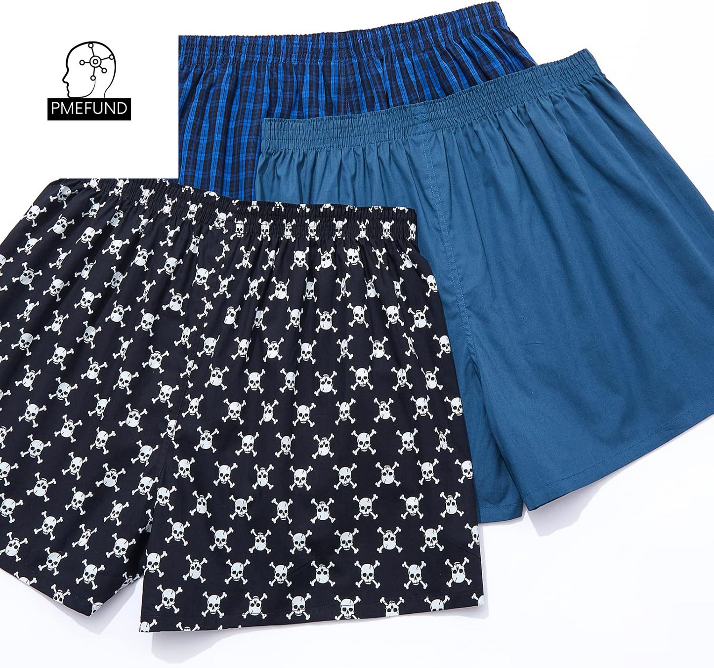 Jupitersecret Ultimate Mens Boxers Underwear Pack 100% Cotton Boxers for Men Boxer Shorts