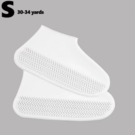 2Pcs Silicone Shoe Covers Waterproof Anti-Slip Rain Boot Unisex Sneakers Protector for Outdoor Rainy Day Protectors Shoes Cover