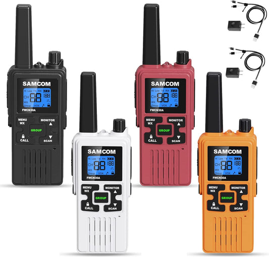 Stay connected with our FRS Walkie Talkies! Perfect for both adults and kids
