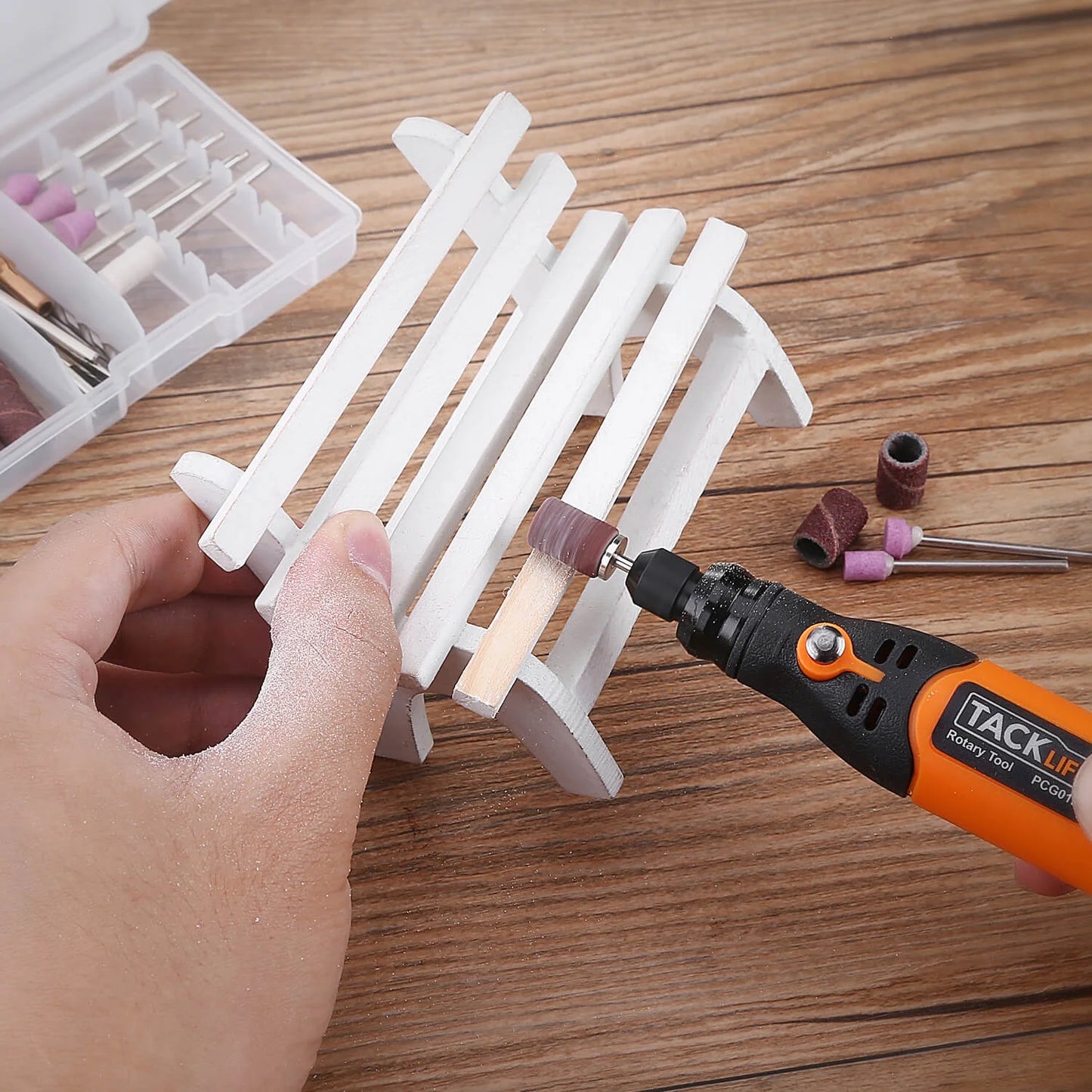 Unleash Your Creativity with Our 3.7V Cordless Rotary Tool + 31 Accessory Pieces! ✨🔧 #DIY #Crafting