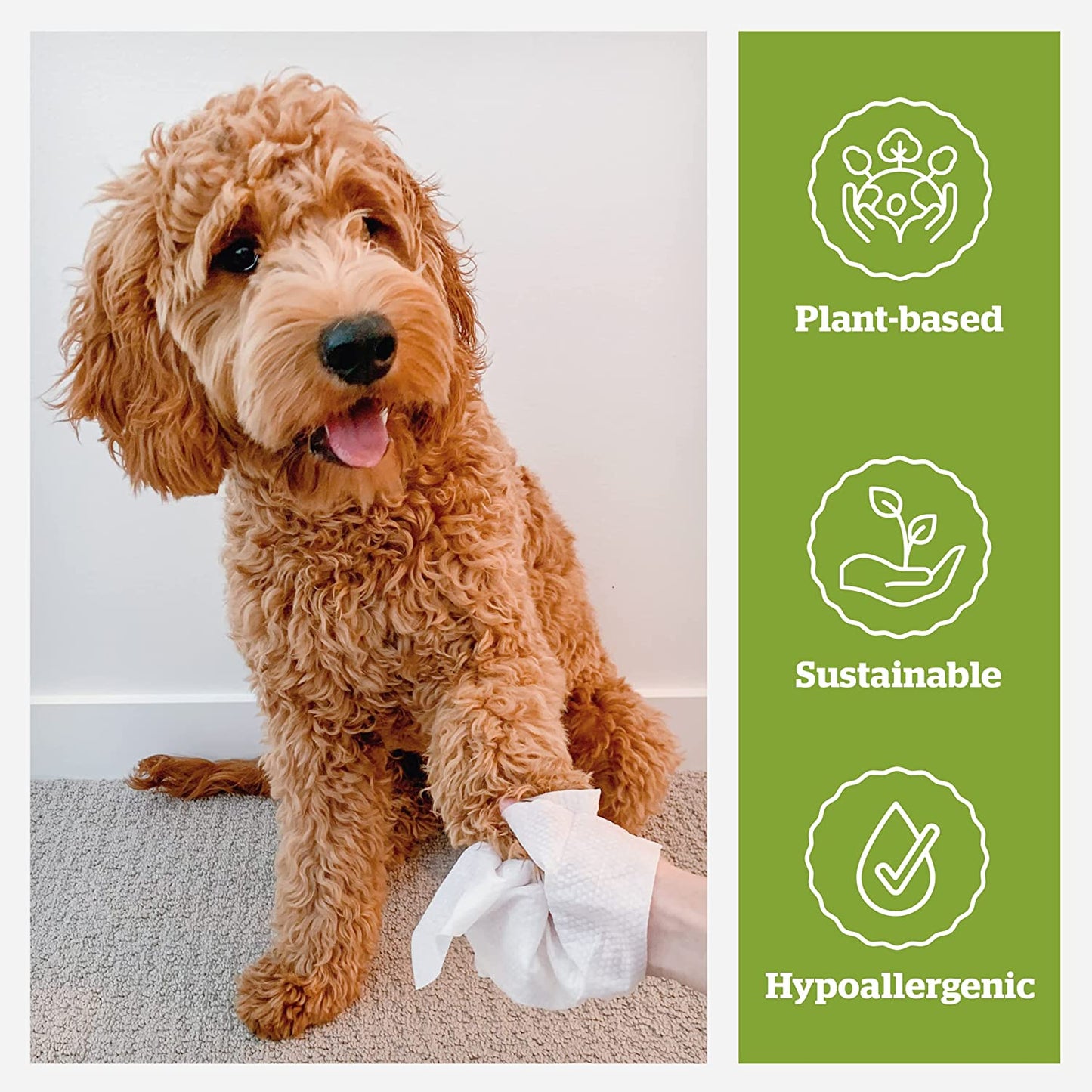 Clean and Freshen Up Your Pup with Pogi's Plant-Based Dog Grooming Wipes! 400 Hypoallergenic, Fragrance-Free Wipes Perfect for Quick Baths! 🐶✨ #DogCare #PetGrooming