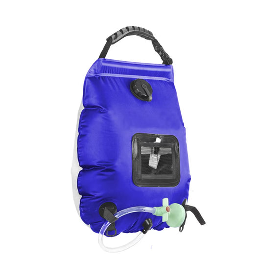 Solar Shower Bag 20L Solar Heating Camping Shower Bag Removable Hose On-Off Switchable Shower Head Portable Shower